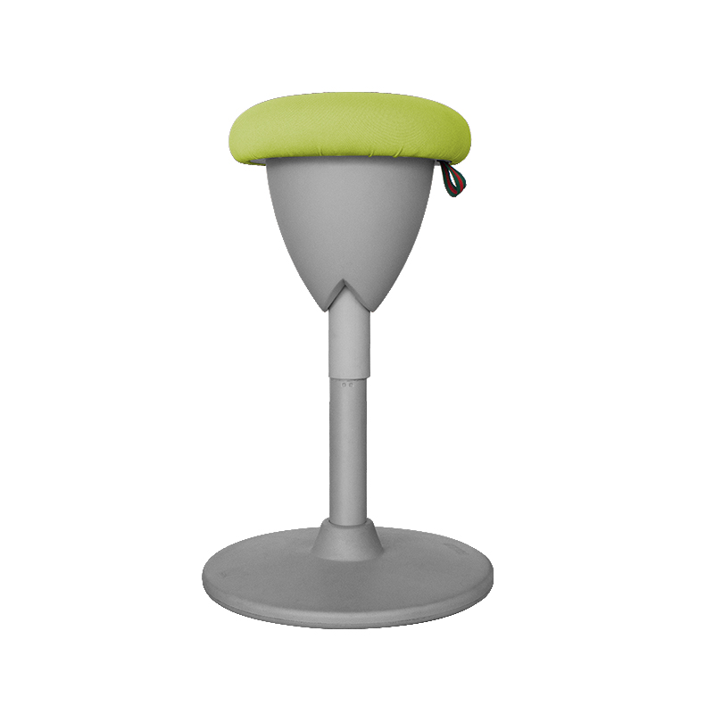 High Quality Fabric Heated Adjustable Swivel Ergonomic Custom Logo Office Sit Stand Stool Balance Wobble Chair