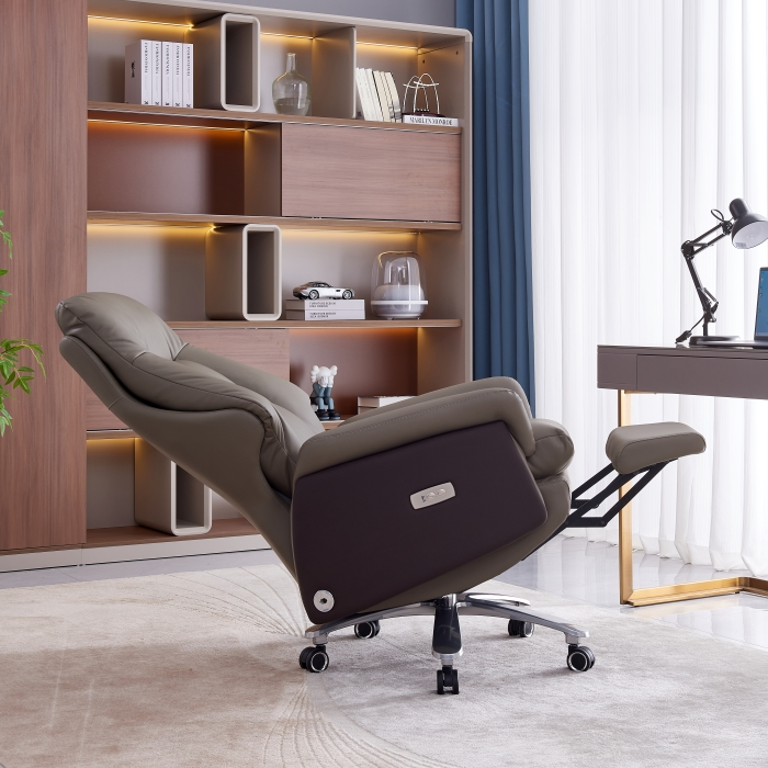 Full Body Electric Massage Boss Chair With Ventilation and Heating Zero Gravity Reclining Executive Office Chair