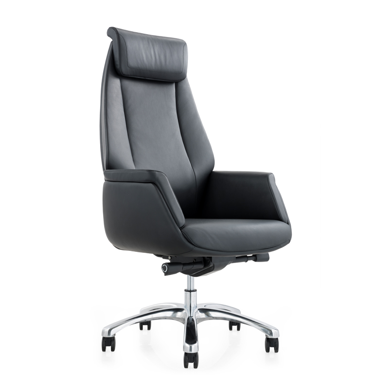 Wholesale Modern Boss Executive Chair Genuine Leather 360 Swivel Height Adjustable Expensive Office Chair
