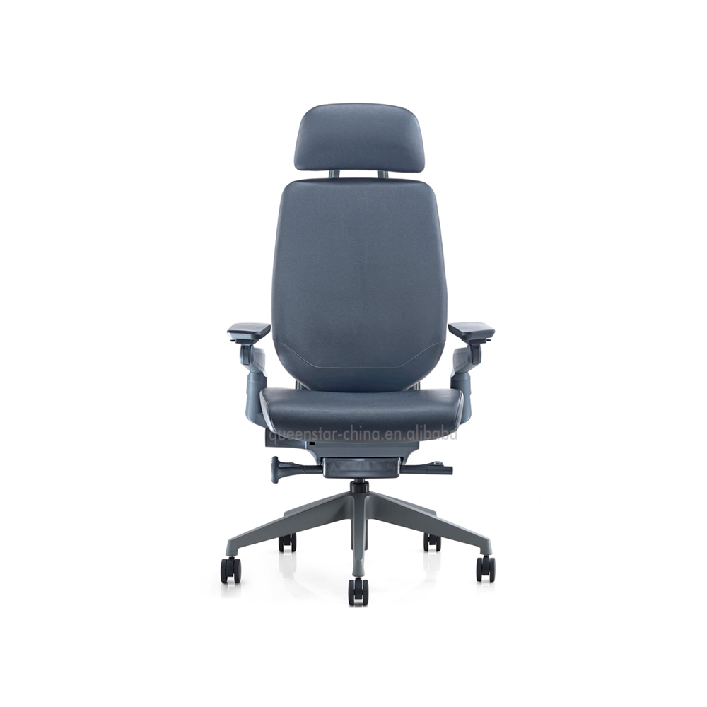 QS-E-OMC07-L Swivel Ergonomic Office Chair High Quality Leather Office Executive Chair