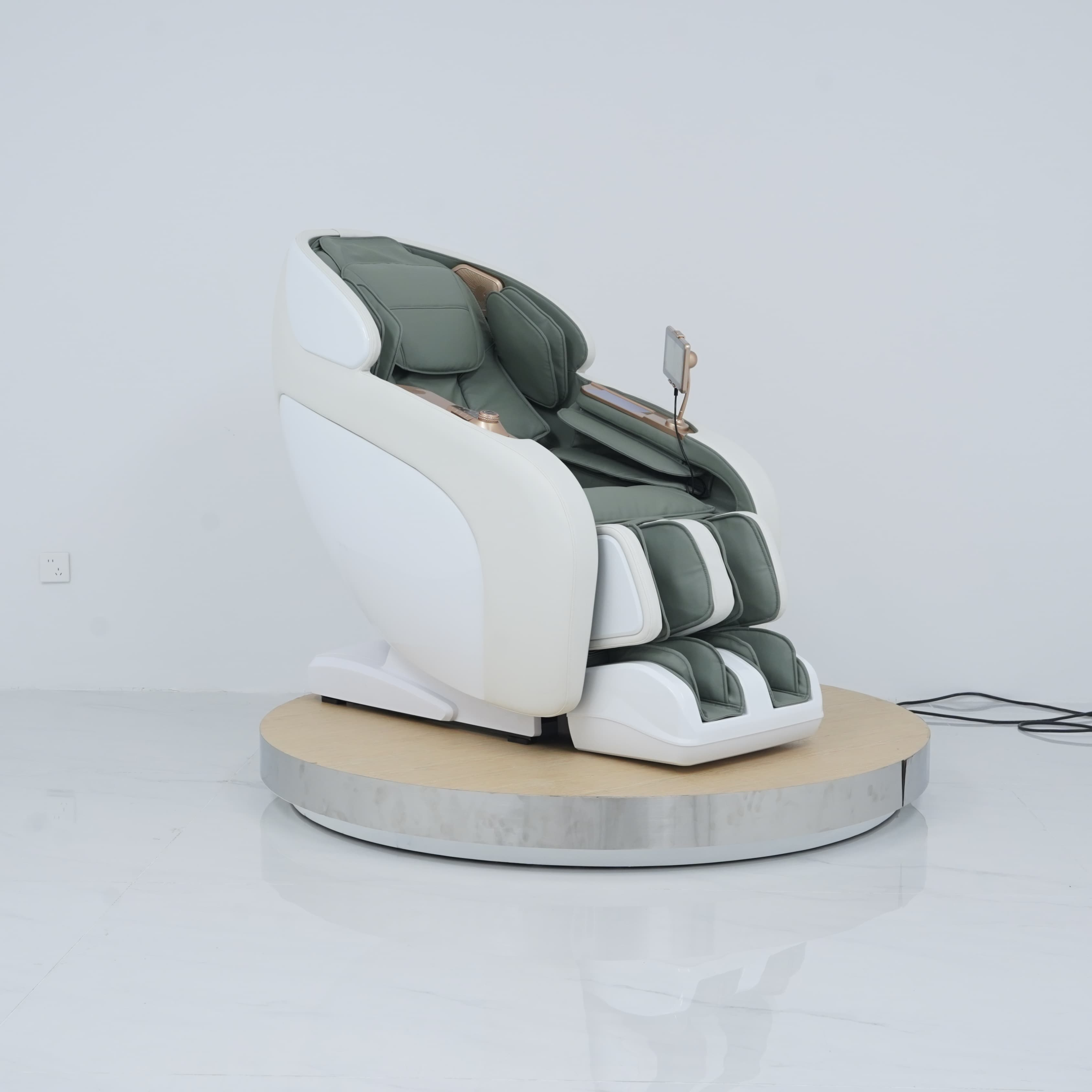 OEM Full Body 3D Smart Massage Chair Featuring Zero Gravity Position Heating Therapy and Bluetooth Music System at Home