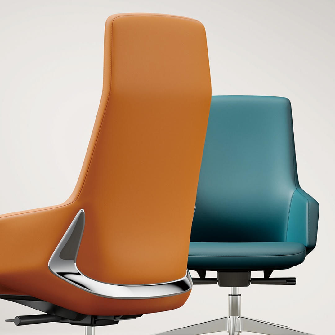 Ergonomic Task Chair Adjustable Office Chair Silicone Upholstery Swivel Desk Chair