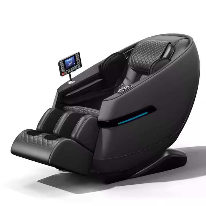 2026 New Design AI Voice Control 8D Full Body Massage Chair with U Shape Heating Back and Calf Roller Hip Portable Chair