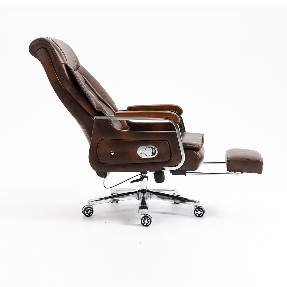 Durable Swivel Lifting Ergonomic Office Chair Luxury Leather CEO Boss Executive Chair Wholesale