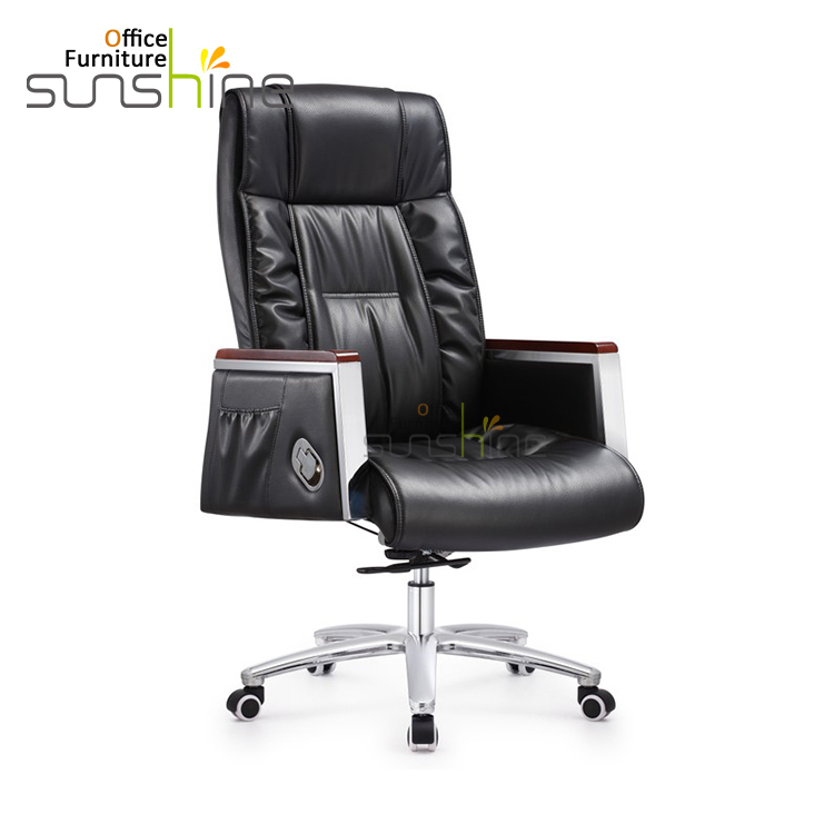 High Quality Ergonomic High Back Chair Luxury Comfortable Leather CEO Executive Office Chair