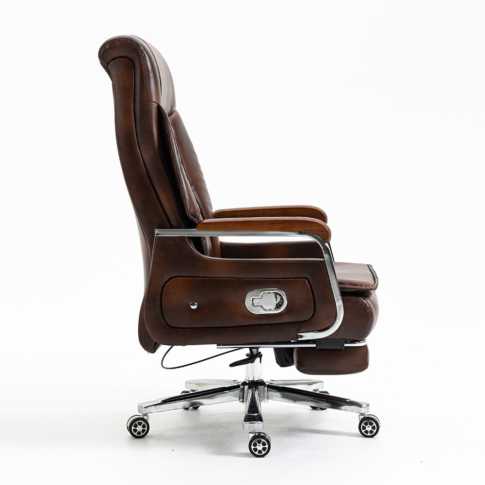 Durable Swivel Lifting Ergonomic Office Chair Luxury Leather CEO Boss Executive Chair Wholesale