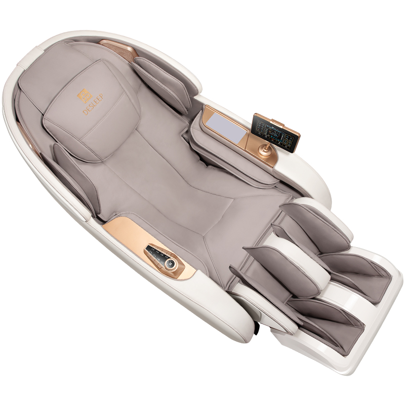 Cheap Smart Massage Chair with Bluetooth &amp; Touch Screen: 3D Mechanism, SL Track &amp; AI Voice Factory Outlet