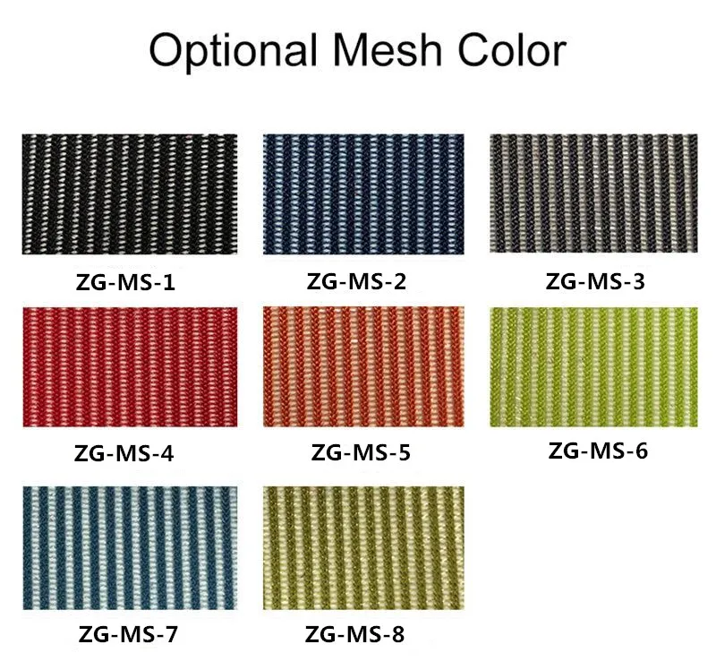 Mesh Color Chart