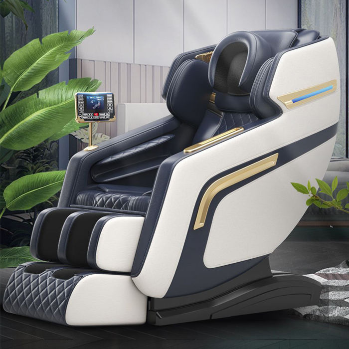 AI Smart 8D Full Body Massage Chair with Bluetooth Music &amp; Hot Compress Zero Gravity Massage Chair with Timing Control