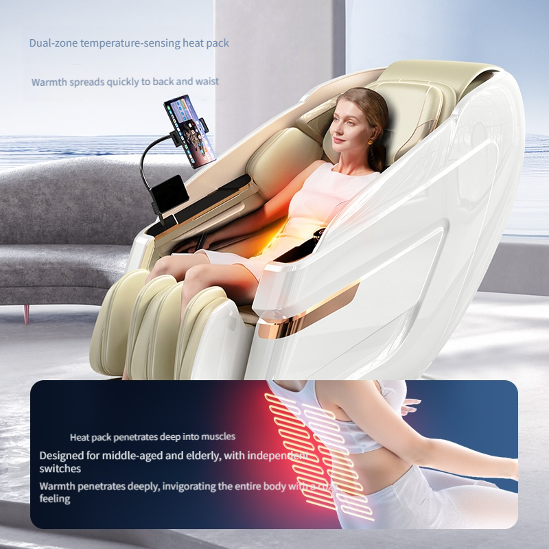 Full body home use AI voice smart massage chair Bluetooth music zero gravity massage chair