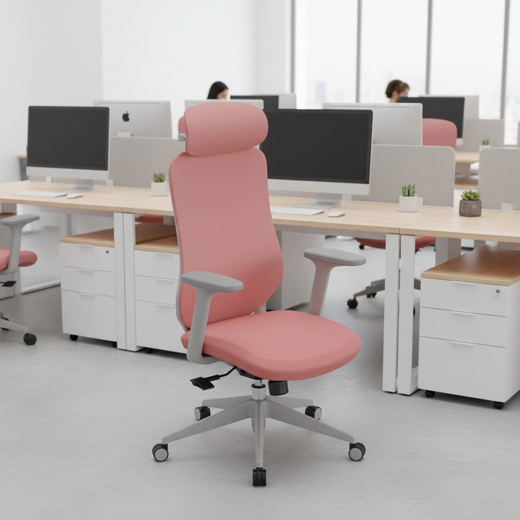 Mesh Comfort Conference Swivel Chair Design Rotating 180 Degree Reclining Furniture Luxury Mesh Executive Staff Office Chair