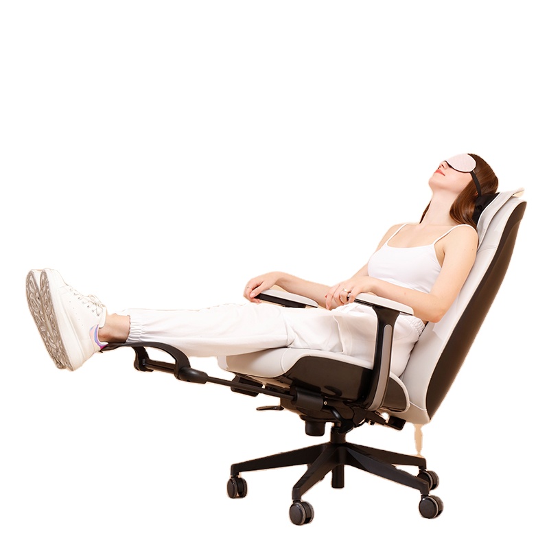2025 New Design Wireless Full Body Leisure Shiatsu Vibration and Heating Swivel Chair With Footrest Office Massage Chair