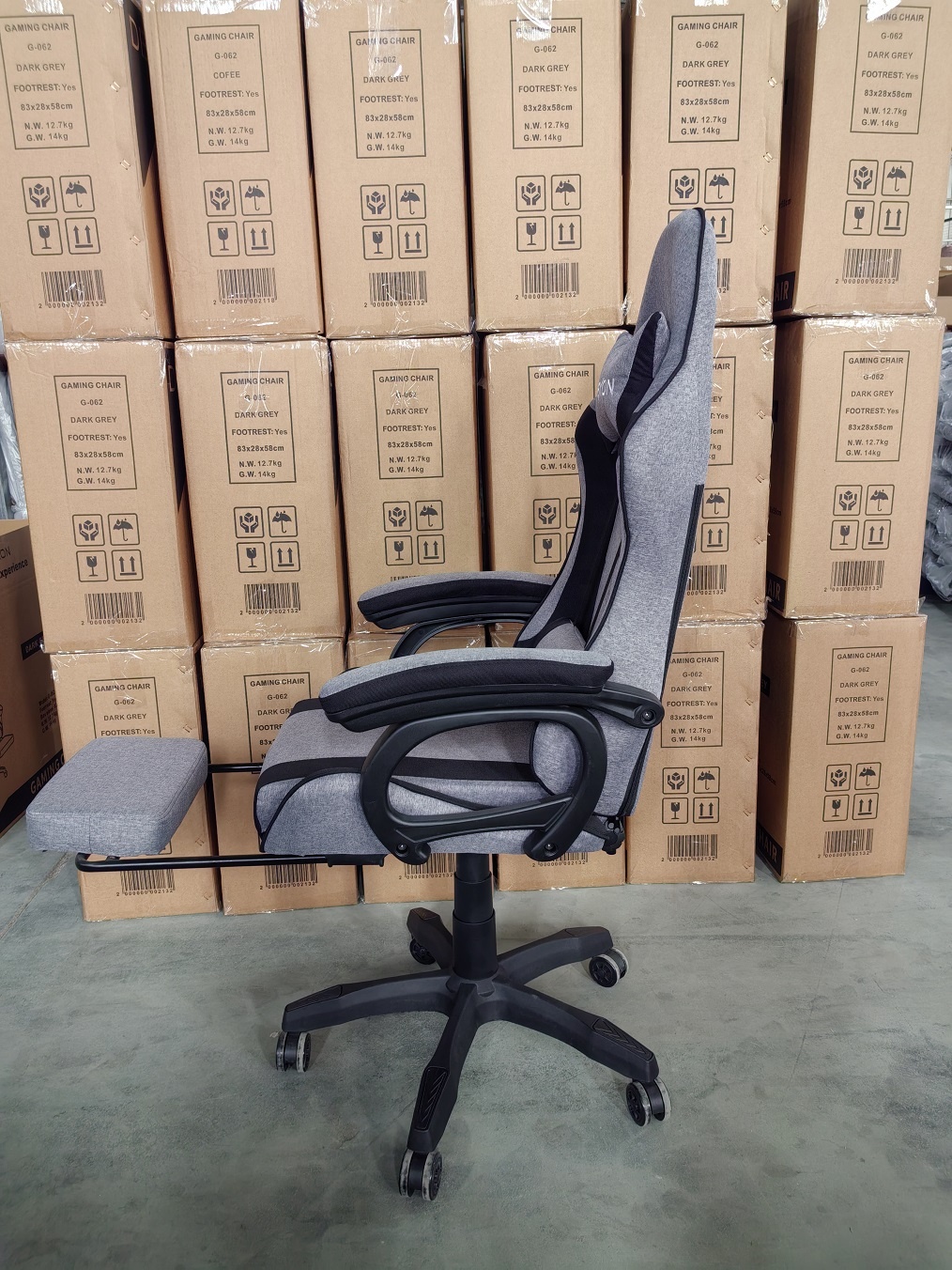 Full Fabric Reclining Gaming Chairs Comfortable Luxury Gaming Sofa Chair