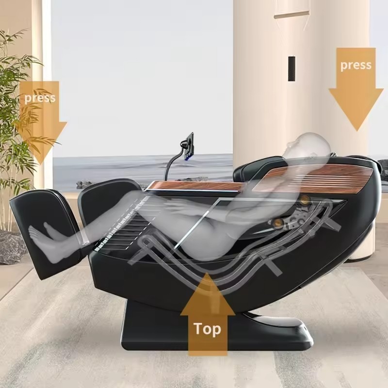 VCT Luxury Full Body AI Smart 3D Massage Chair Zero Gravity Electric Recliner Intelligent Voice Control System Portable Home