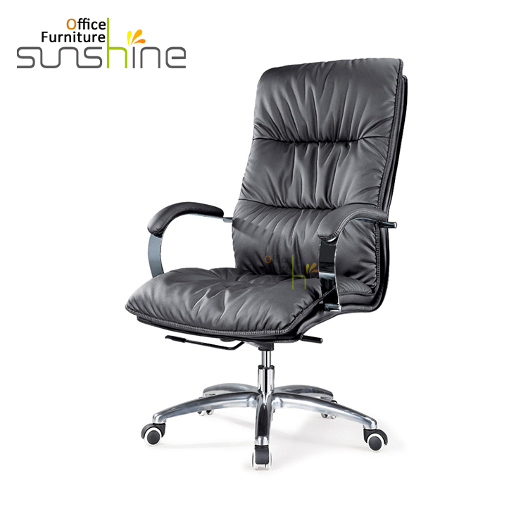 High Quality Ergonomic High Back Chair Luxury Comfortable Leather CEO Executive Office Chair