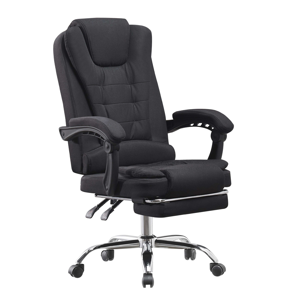 Executive Office Chair with Comfortable Leather Armrest Heavy Users Ergonomic Revolving Massage Feature Lift Style PU Mesh Chair