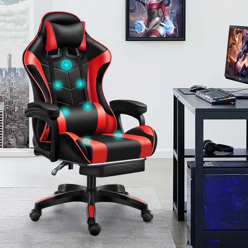 Economical Design Modern Gaming Room Computer Gaming Chair Comfortable Leather Racing Games Chair