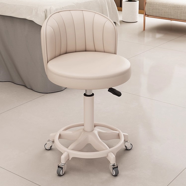 Professional Contemporary Adjustable Rolling Stool with Backrest Drafting Spa bar Medical Salon Tattoo Stool Chairs with Wheel