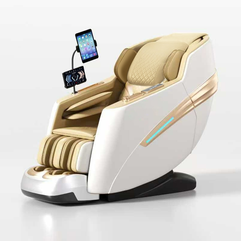 Smart APP Control Zero Gravity Full Body Massage SL Track 4D Deep Massage Bluetooth Music Heat Therapy System Massage Chair