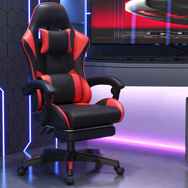 High Quality Office Gaming Chair Racing PC Computer Game Chair Ergonomic Silla Gamer Gaming Chair with Footrest &amp; Massage