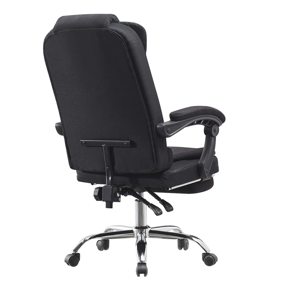 Executive Office Chair with Comfortable Leather Armrest Heavy Users Ergonomic Revolving Massage Feature Lift Style PU Mesh Chair