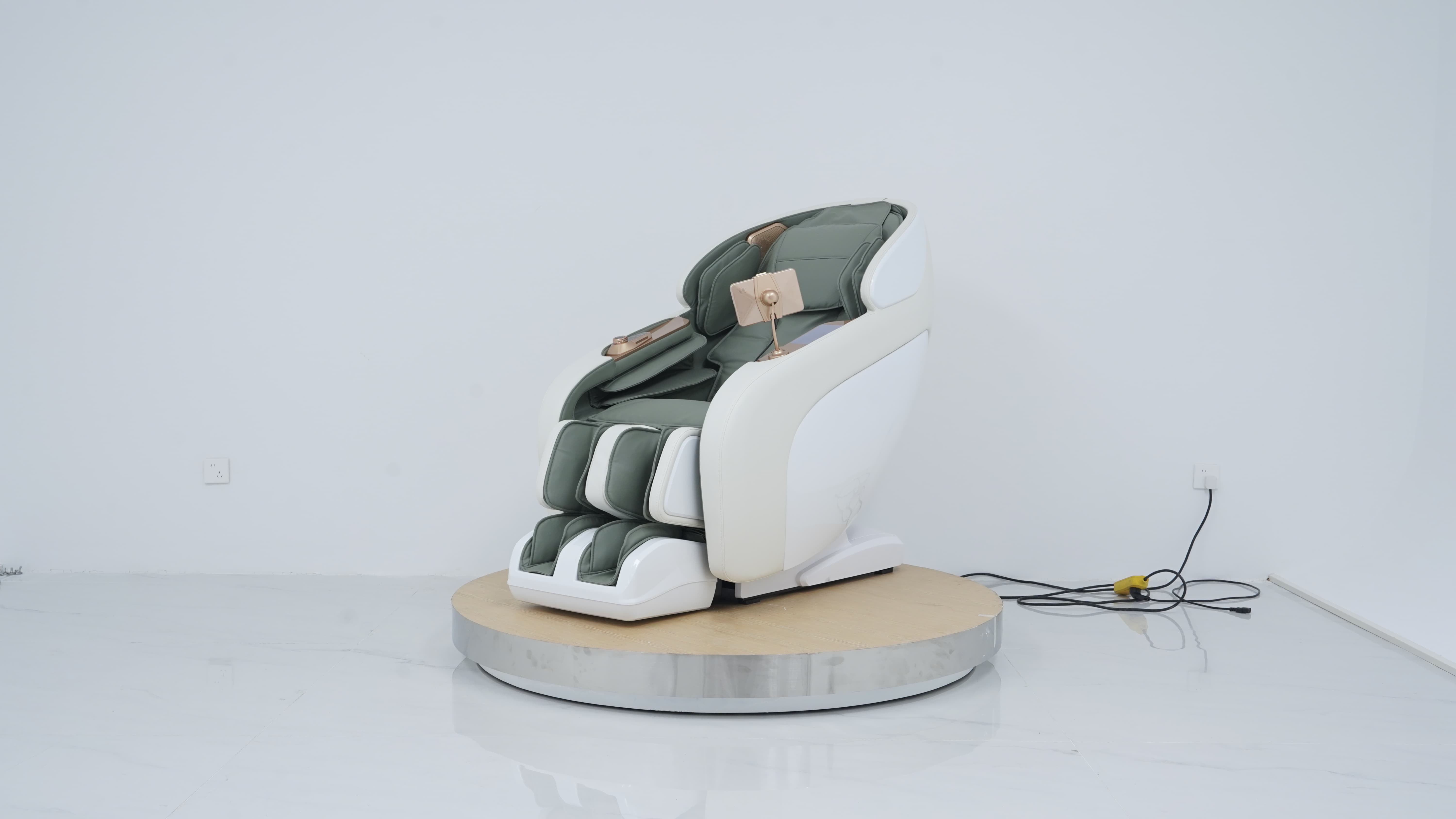 OEM Full Body 3D Smart Massage Chair Featuring Zero Gravity Position Heating Therapy and Bluetooth Music System at Home
