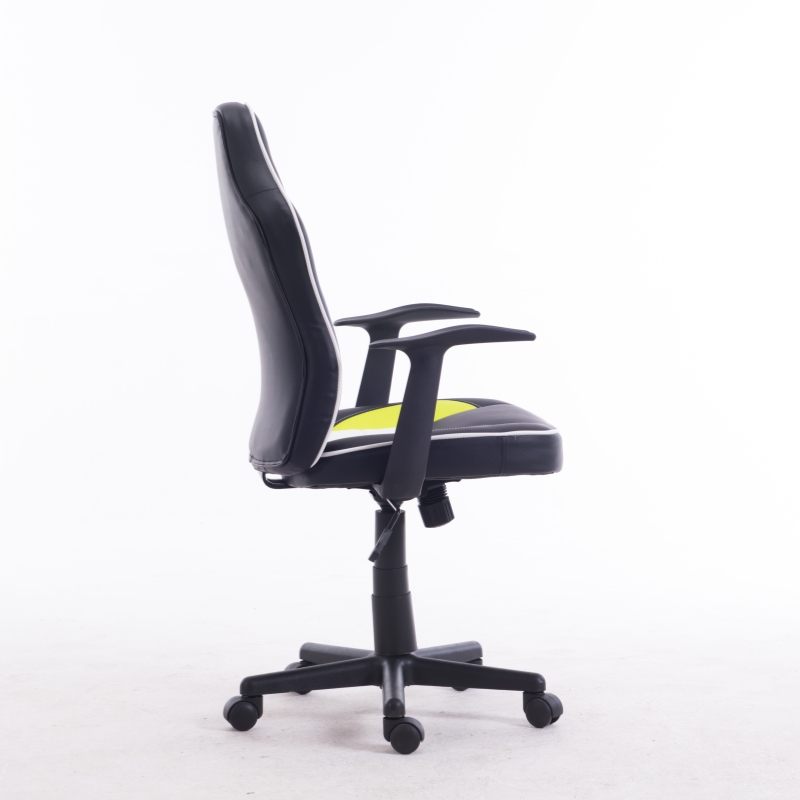 Ergonomic Executive Leather Office Chair with Swivel Adjustable Height 360 Rotation-Modern Design