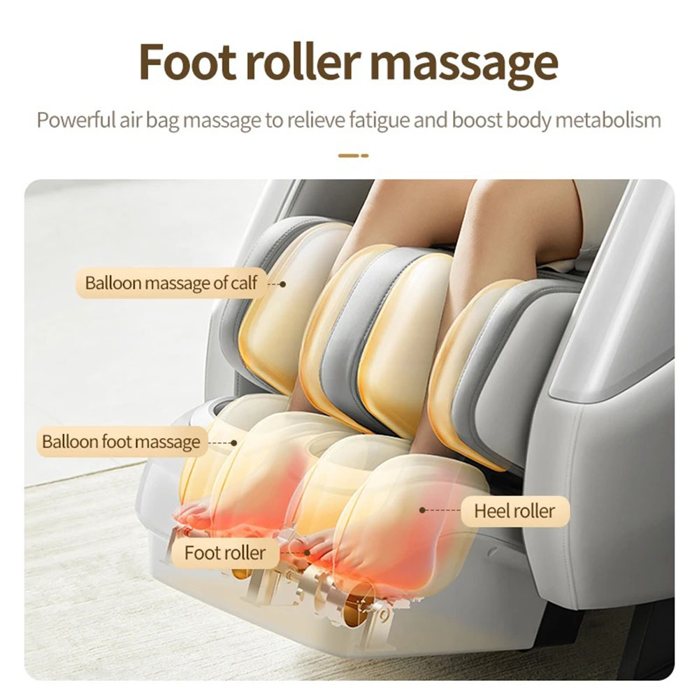 Intelligent AI Voice Control Full Body Massage Chair with Sleeping Cabin Double Massage Mechanism