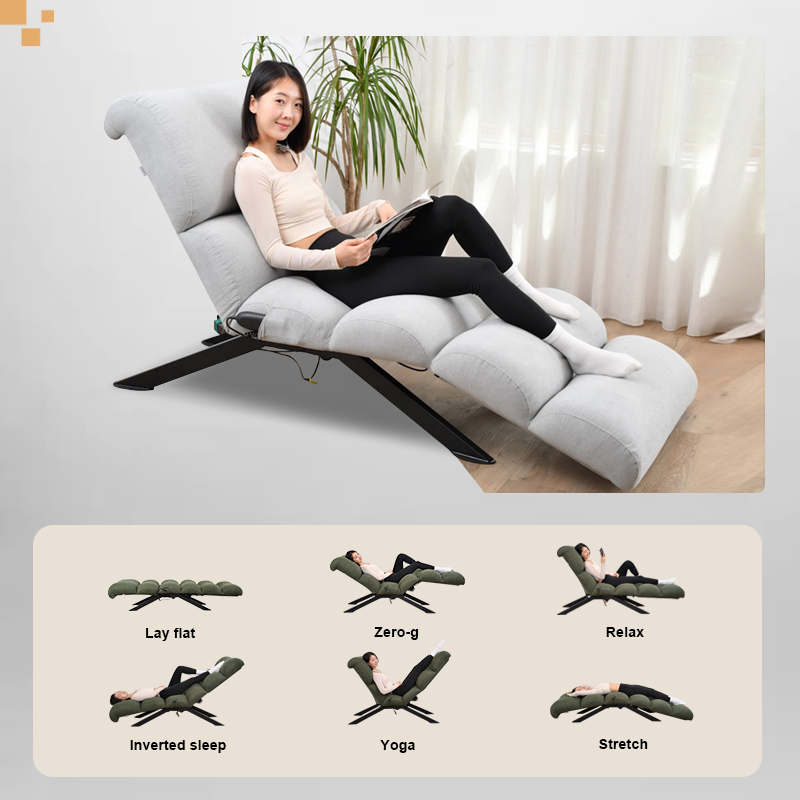 OEM Electric Smart Gym Yoga Chair Mobile Phone APP Wireless Remote Control Operated Recliner Adjustable Yoga Chair