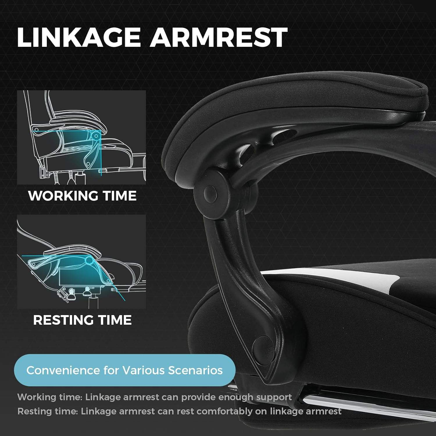 Custom Color Racing Gaming Chair with Footrest for Home Office Esports Chair with Lumbar Massage Function