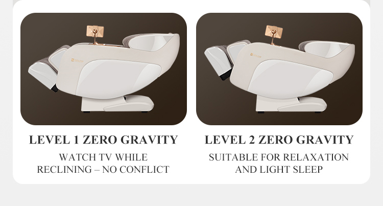 Cheap Smart Massage Chair with Bluetooth &amp; Touch Screen: 3D Mechanism, SL Track &amp; AI Voice Factory Outlet