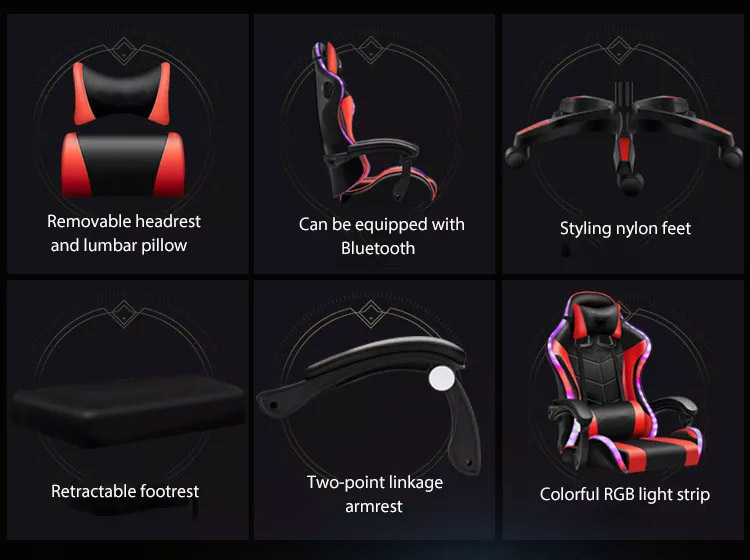 Stylish Gaming Chair for PC, PS5, Xbox Gaming Setup