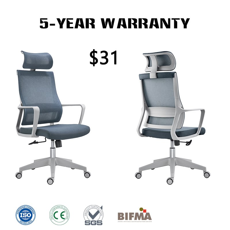 Wholesale Foshan Sillas De Oficina School Meeting Workstation Desk Staff Director Room Ergonomic Swivel Mesh Office Chair for Project