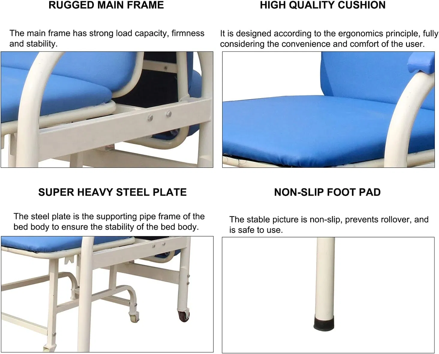 Chair Bed Dimension 1
