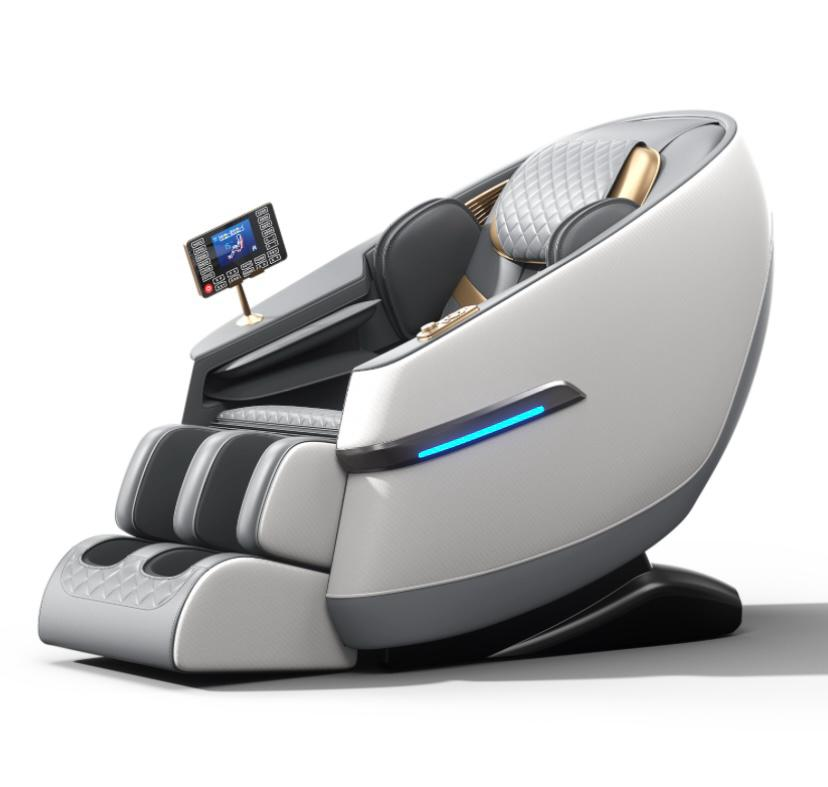 2026 New Design AI Voice Control 8D Full Body Massage Chair with U Shape Heating Back and Calf Roller Hip Portable Chair