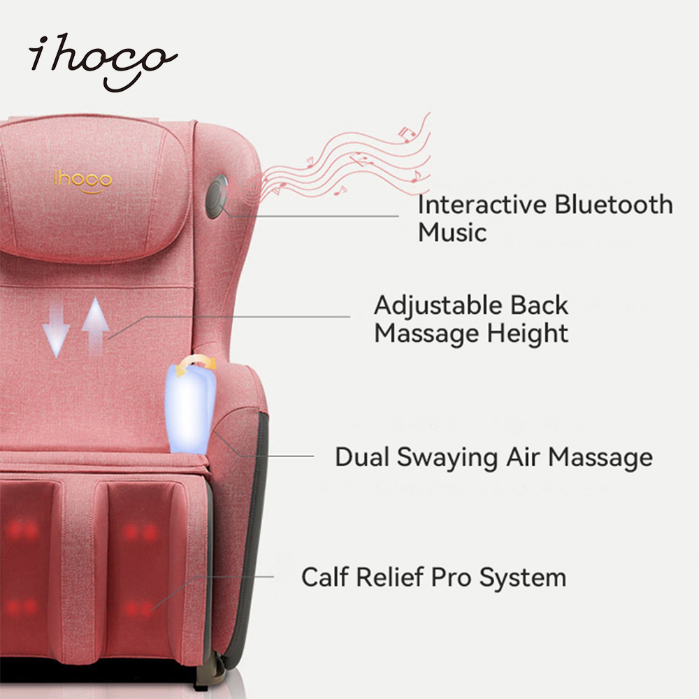 Smart Zero Gravity Full Body Massage Chair with 3D Air Compression Heated Waist 6 Techniques