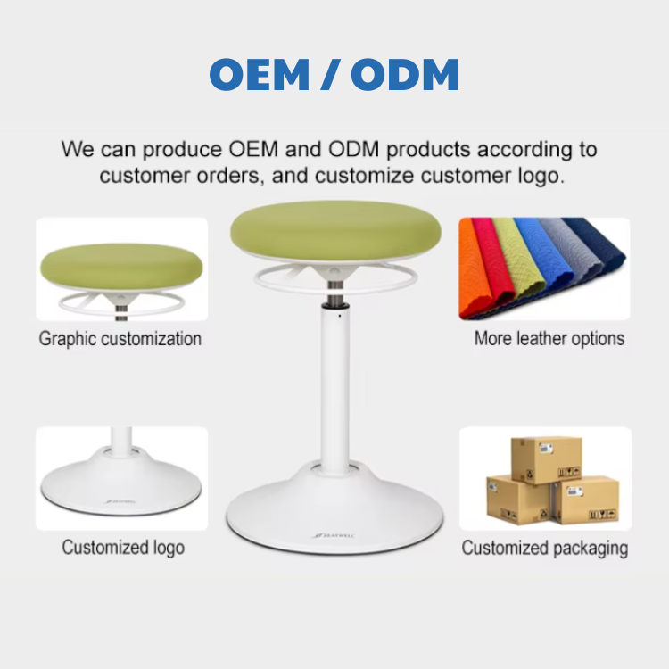 Modern Sit Stand up Desk Stools High Office Chairs Tall Swivel Leaning Ergonomic Computer Stool