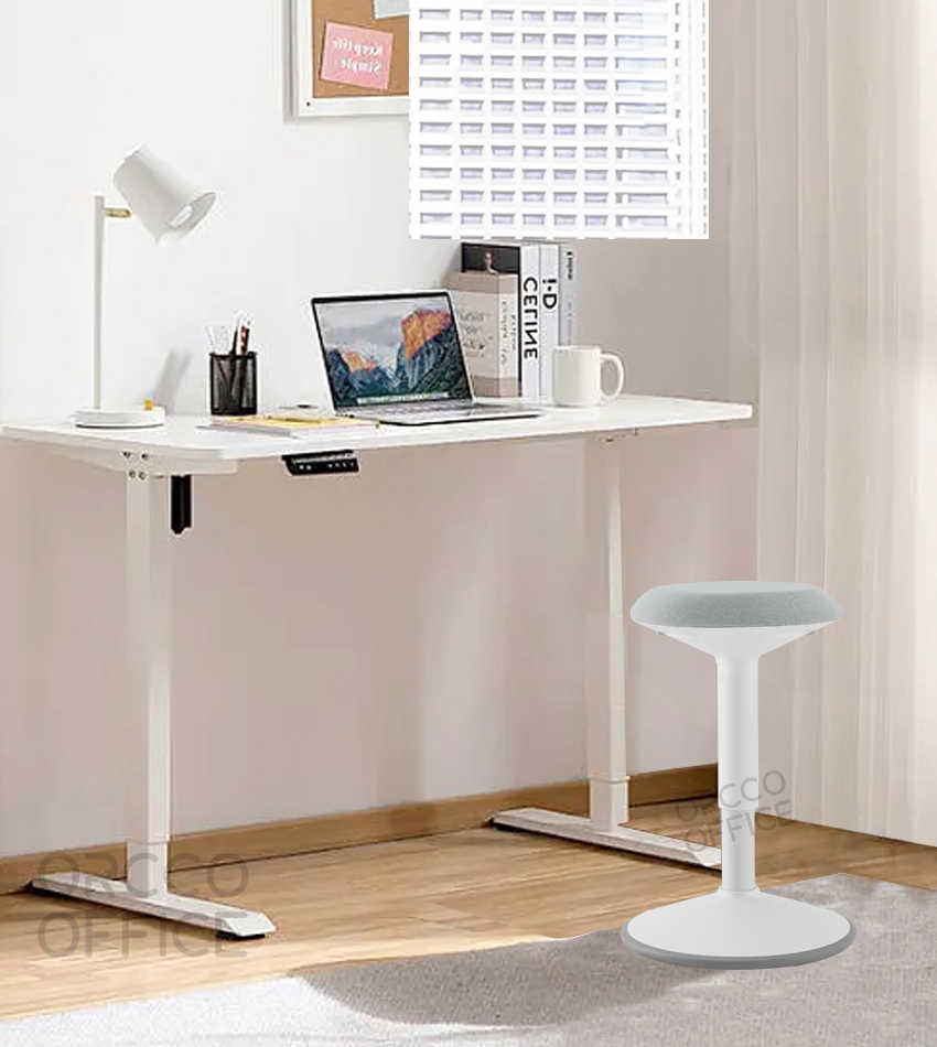 Modern Ergonomic Active Office Furniture Home Standing Desk High Adjustable Swivel Rocking Balance Standing Chair Wobble Stool