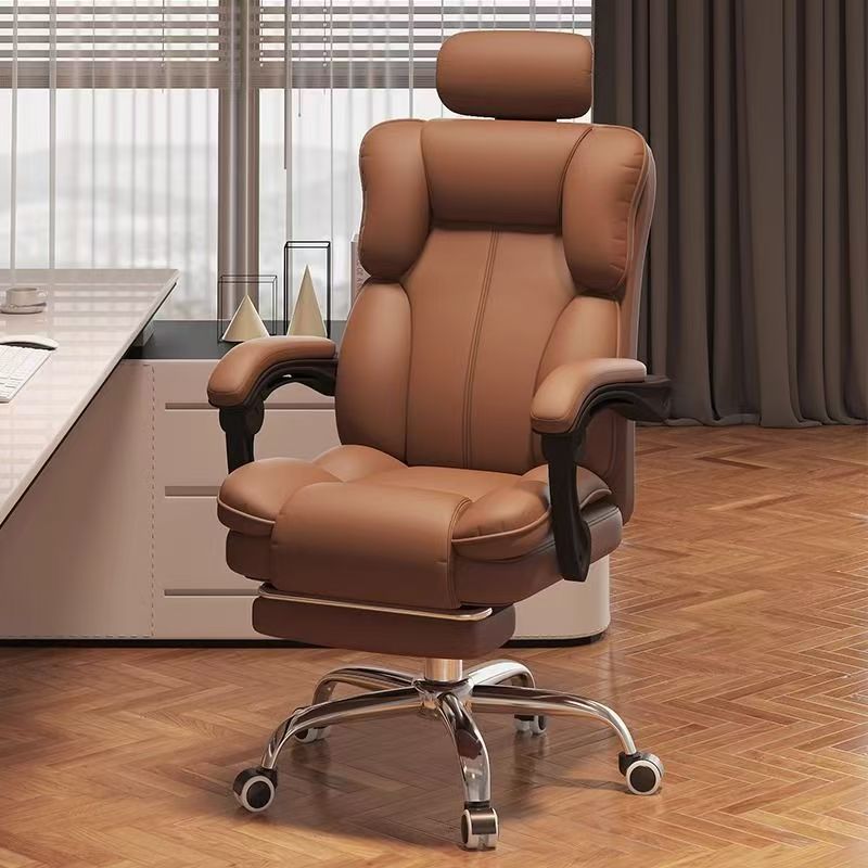 Modern Home Comfort PU Swivel Chair Reclining E-Sports Desk Chair Backrest Sedentary Sofa for Dormitory Live Broadcast Learning