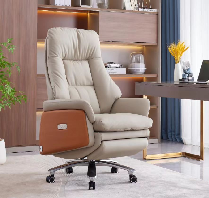 Full Body Electric Massage Boss Chair With Ventilation and Heating Zero Gravity Reclining Executive Office Chair