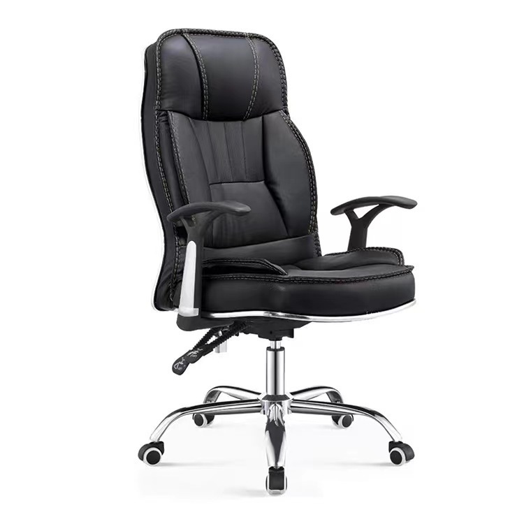 Office Executive Leather Modern Comfortable Seat Computer Manager Leather Swivel Chairs Luxury Sillas De Oficina