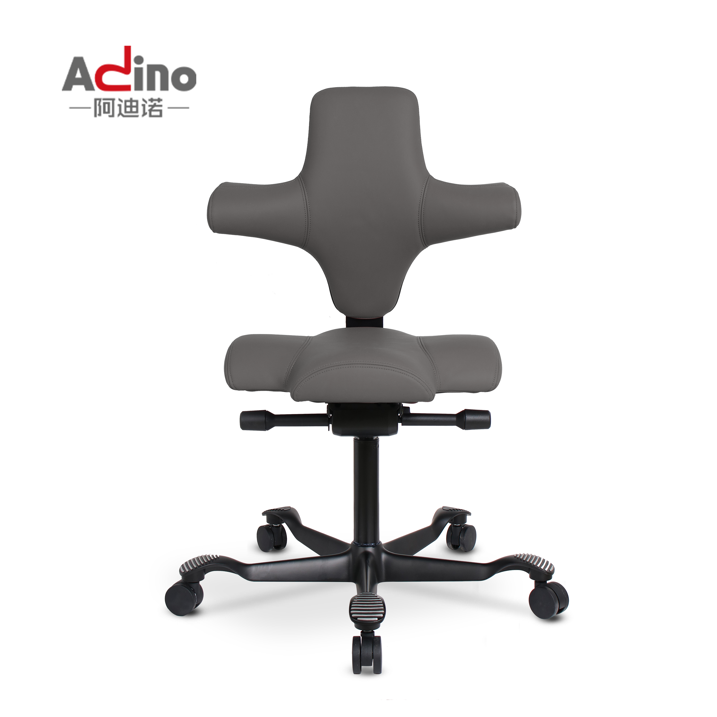 Austria Classic Bestseller Ergonomic Office Chair with Aluminum Alloy Base Saddle Stool Burostuhl Ergonomikus Irodai Sz&eacute;k