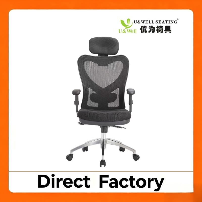 Wholesale with Wheels/Headrest High Back Lift Conference Mesh Swivel/Ergonomic Office Chair for Executive/Boss/Staff/Revolving/Computer/Desk/Visitor/Guest