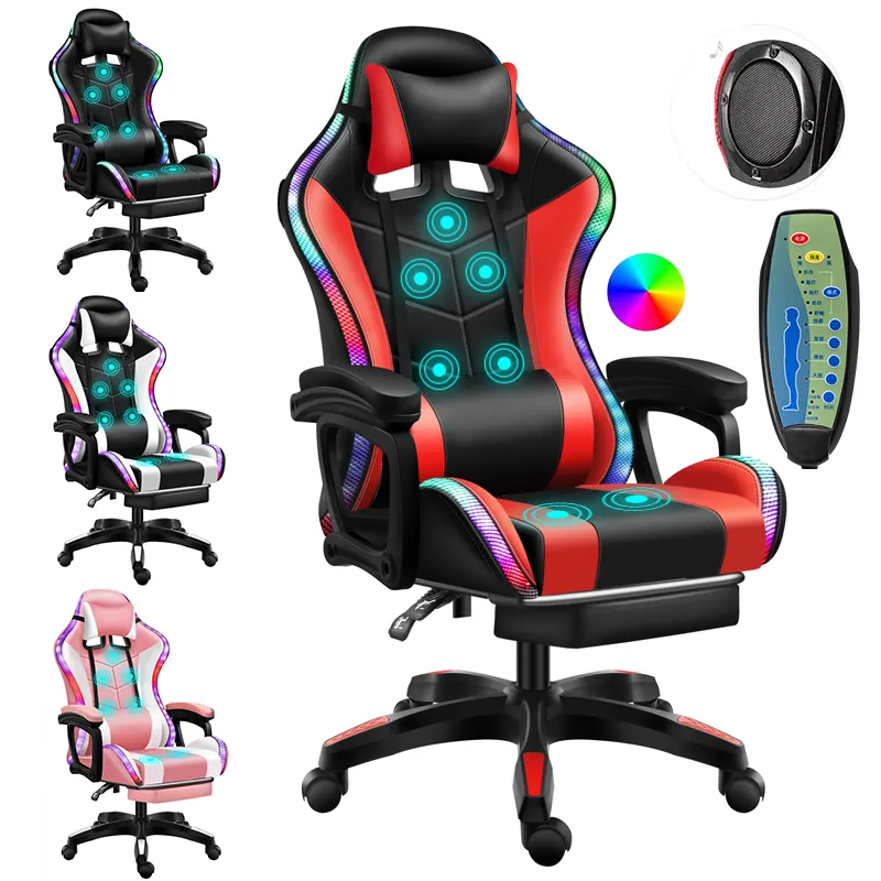 Economical Design Modern Gaming Room Computer Gaming Chair Comfortable Leather Racing Games Chair