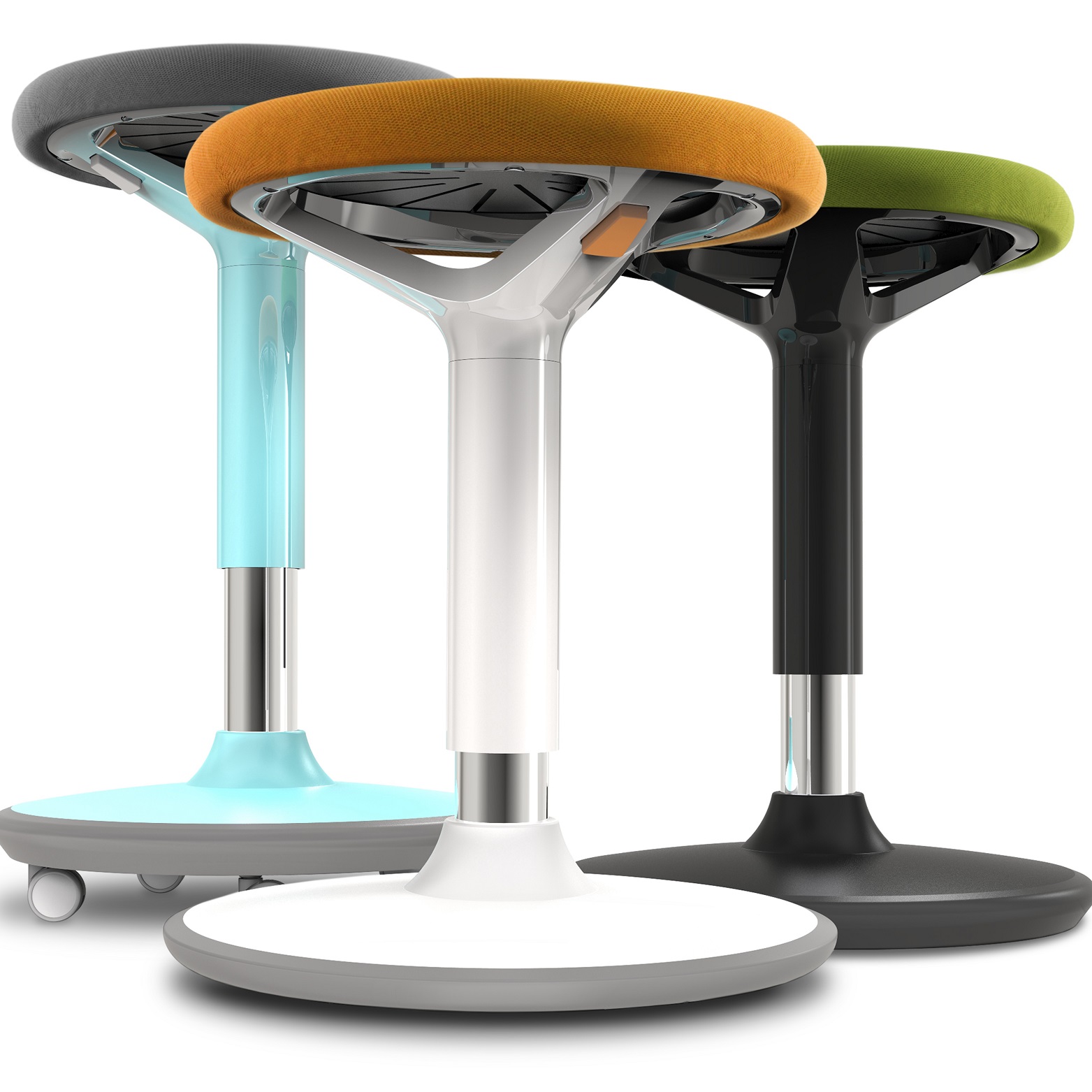 High Quality Height Adjustable Ergonomic Active Sitting Stand Wobble Stool Chair for Bar
