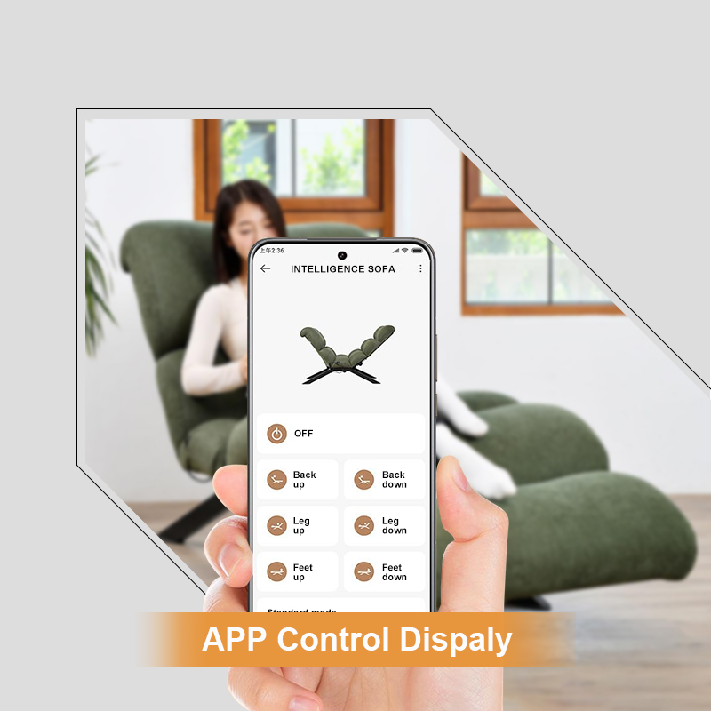 Smart Yoga Chair Made in China, Wireless Remote Control Recliner with Mobile APP, OKIN Motor with Ten-year Warranty