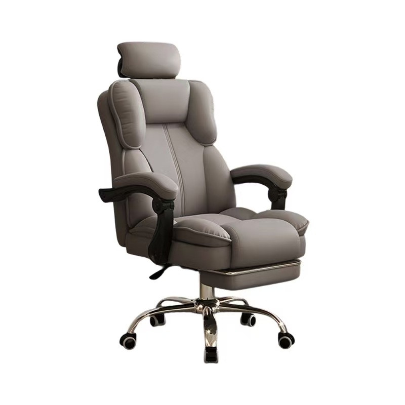 Modern Home Comfort PU Swivel Chair Reclining E-Sports Desk Chair Backrest Sedentary Sofa for Dormitory Live Broadcast Learning