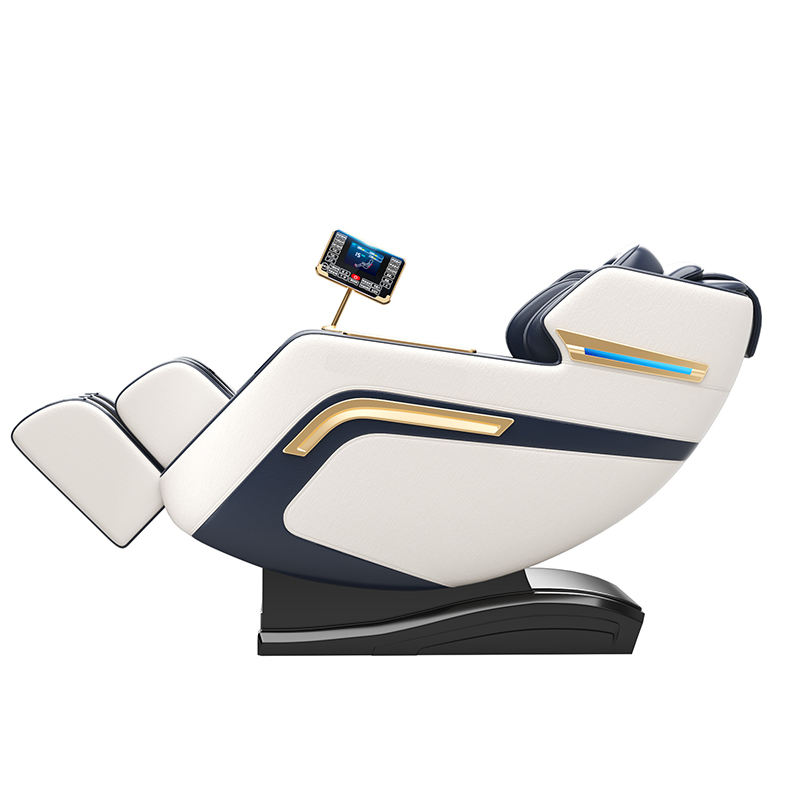 AI Smart 8D Full Body Massage Chair with Bluetooth Music Zero Gravity Massage Chair with Hot Compress and Timing Control