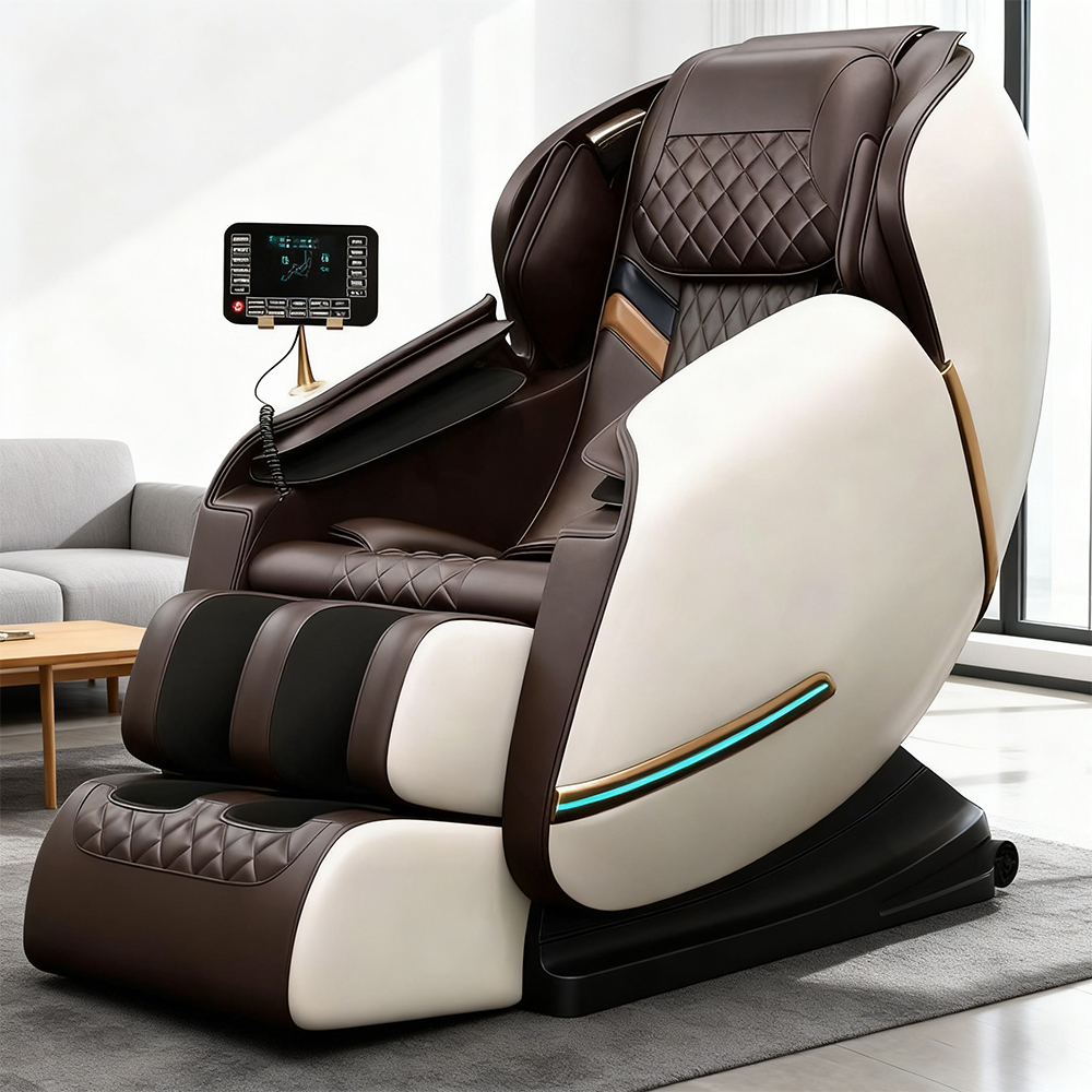 2026 Latest Luxury Automatic Shiatsu Kneading Cheap Electric Zero Gravity Heated Full Body 4D Massage Chair For Home Use