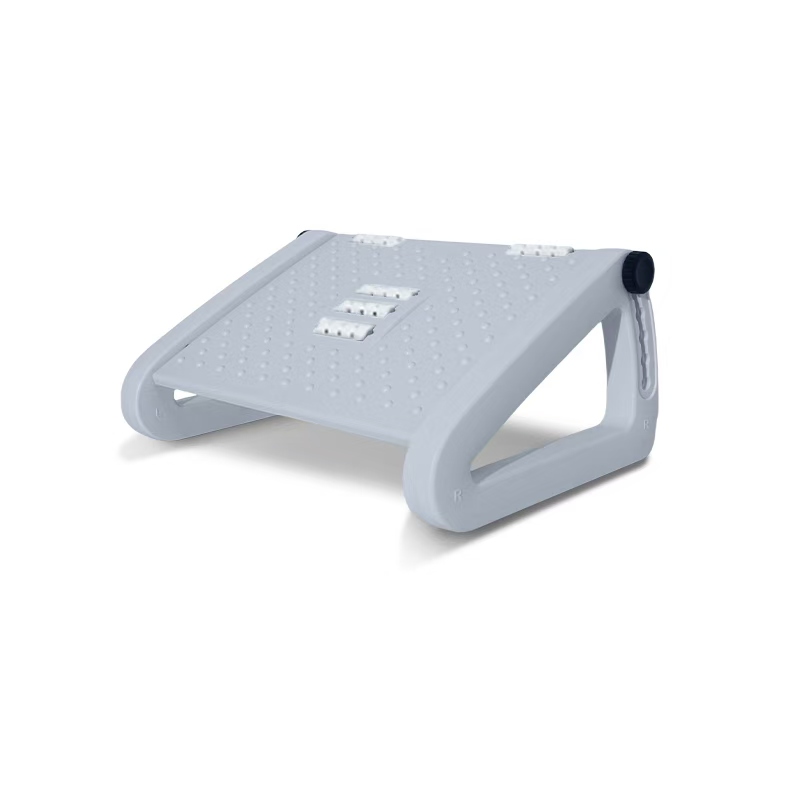 Office Work Under Desk Non-slip Footrest Stool Up Down Adjustable Massage Texture And Roller Foot Ottman Rest Stool